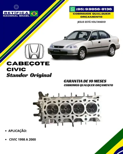 Promoção de Cabeçote Civic
