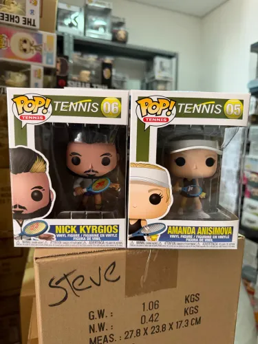 Kit Funko Pop Tennis Novos Originais 