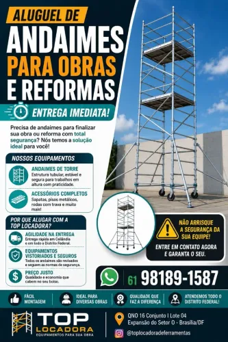 Locação Andaime de Torre 