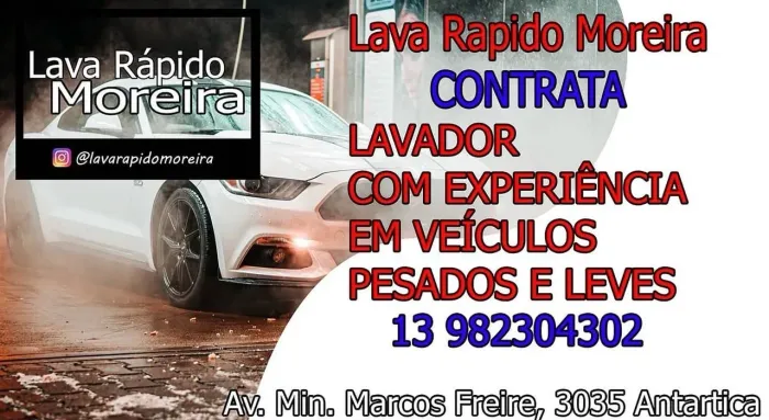Contrata se Lavador de Veículos Pesados