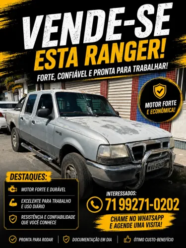 Ford Ranger XL 2.8 8V 135cv 4X2 CD TB Diesel 2002