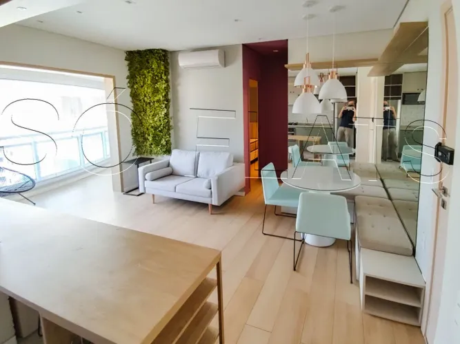 Helbor Urban Resort 48m² com varanda envidraçada e vista urbana em Santa Cecília