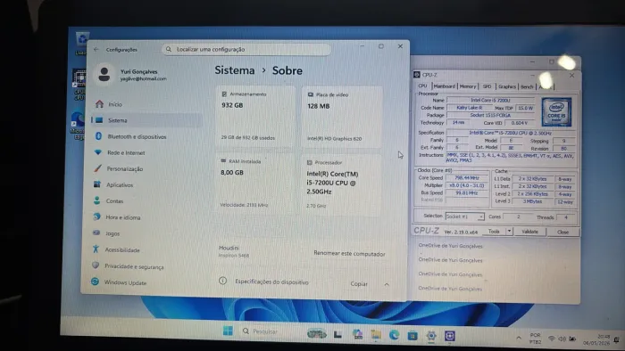 Notebook Dell Inspiron 14 5000 - i14-5452-B03P **POSSUI DETALHE**