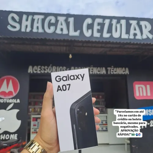 Vende Se Galaxy A07 Lacrado 128R$/4Ram Black