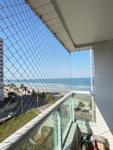 Apartamento a venda com vista pro mar e varanda Gourmet em Mongaguá - R$ 350.000