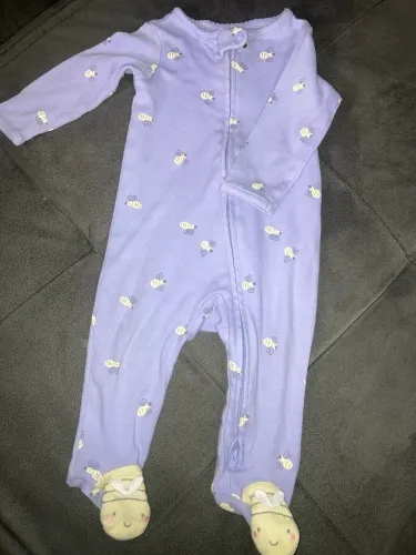 Macacão carters com estampa de abelhinhas, tamanho 3-6 meses