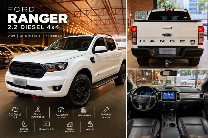 Ford Ranger XLS 2.2 4X4 CD Diesel Aut. 2019