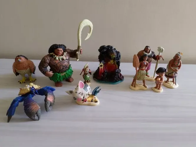 Kit Bonecos Moana Novinho