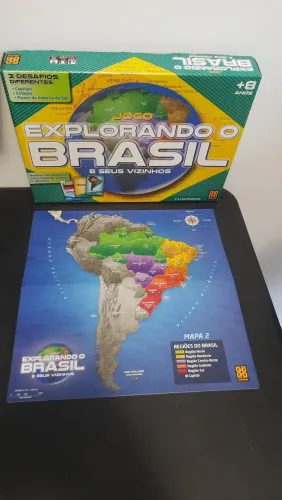 Jogo de Tabuleiro Exprolando o Brasil