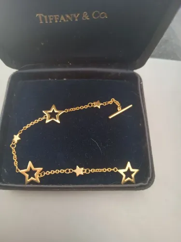 Pulseira Tiffany ouro 18 k