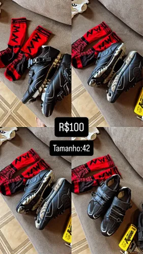 Sapatilha bike ciclismo tamanho 42
