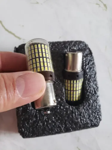 Par Lâmpada 144 Led Canbus na cor Branca Ba15s P21w 1 Polo 12v - Novo 