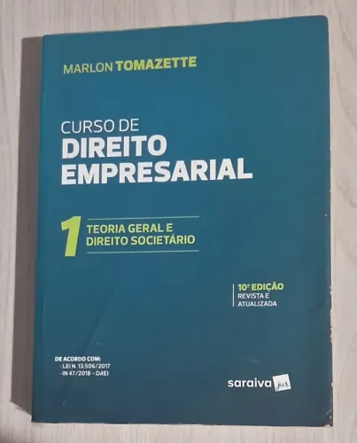 Livro: Curso de direito empresarial - volume 1: teoria geral e direito societário