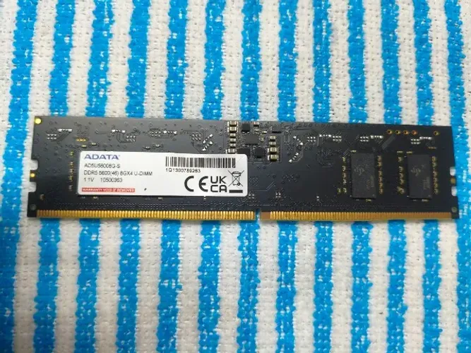 Memória RAM ADATA 8GB DDR5 5600MHz Desktop CL46