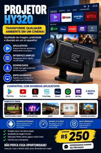 Vendo projetor!