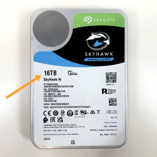 HD 16TB Seagate Skyhawk 7200RPM SATA USB p/ NVR Intelbras Macbook Mac PC Notebook