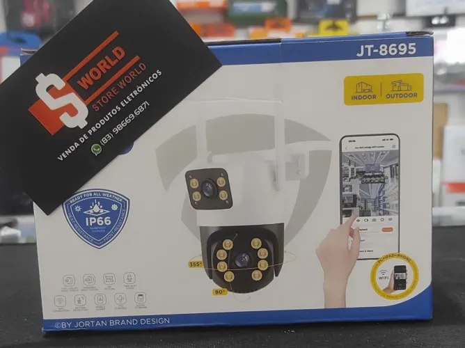 Câmera Dupla externa Wi-fi - Store World 