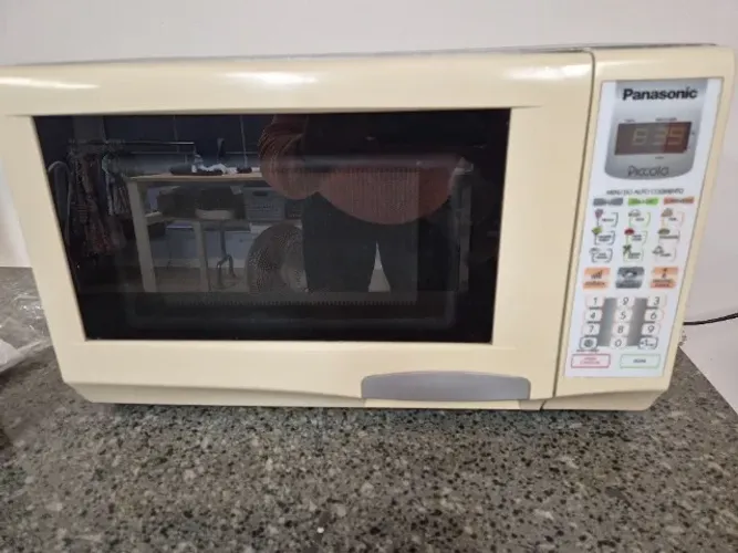 Microondas funcionando