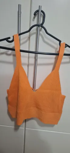Cropped tricô DZARM nunca usado