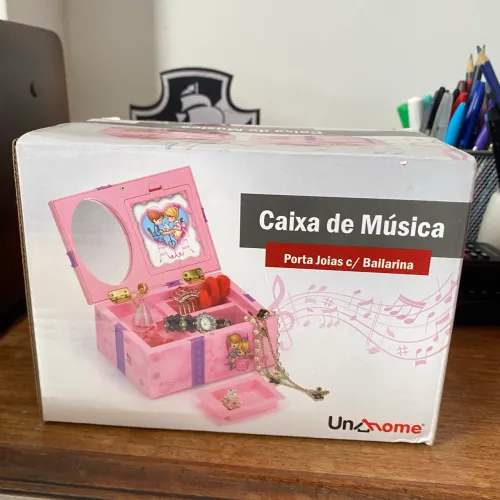 Caixa de Música Porta Joias com Bailarina UnyHome