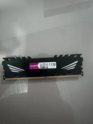 Processador recente 5 1600 sua cores, memória ram 16gb 2666 mhz