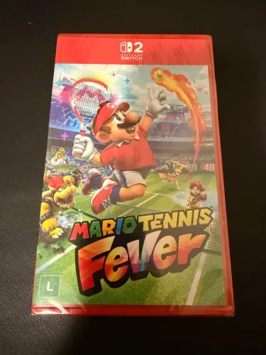 Mario Tennis Fever Nintendo Switch 2 NOVO LACRADO