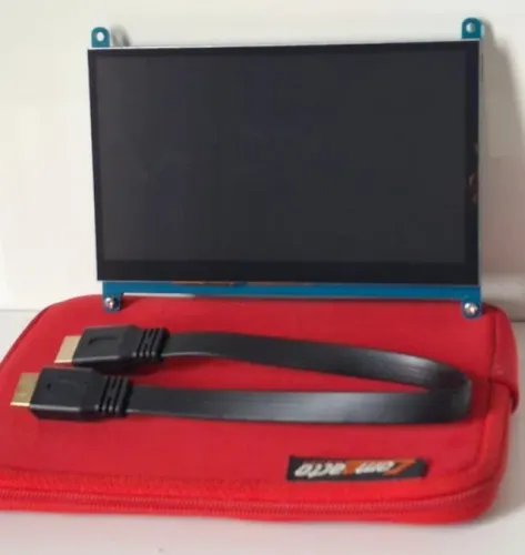 Display Touchscreen 7 pol HDMI 1024X600 - Compatível com Raspberry Pi