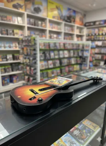 Guitarra + Jogo Guitar Hero World Tour Xbox 360