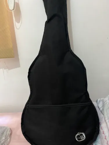 Violão acústico nylon harmonics + capotraste + bag + palheta +corda extra