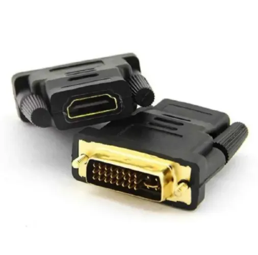 Adaptador MD9 Conector Dvi Digital Macho 24+5 Para Hdmi Fêmea