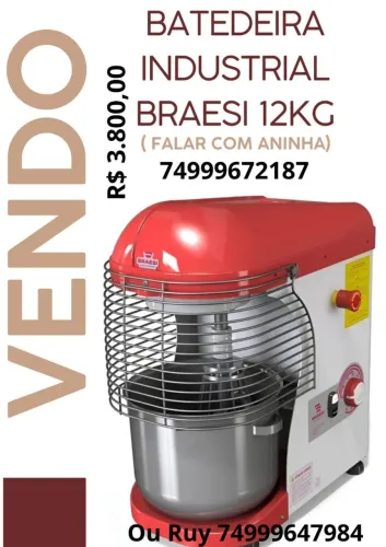 BATEDEIRA INDUSTRIAL BRAESI 12KG