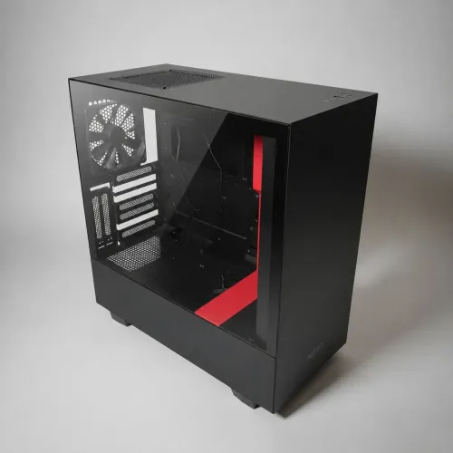 Gabinete Gamer Preto NZXT H510i com Vidro Temperado Mid Tower ATX