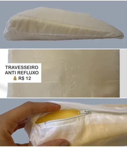 Travesseiro para Bebê Inclinado Antirrefluxo