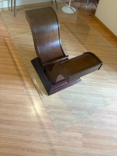 Mesa de Jantar c/ Tampa de Vidro