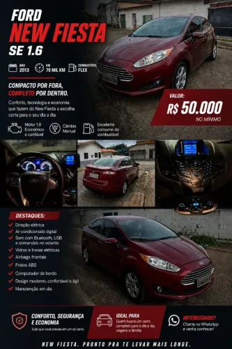 Ford Fiesta Sedan SE 1.6 16V Flex 4P 2014