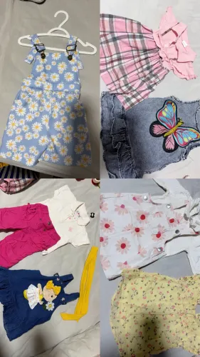 Lote de Roupas de bebê de 0 a 24 meses