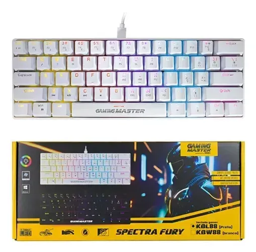 MELHOR TECLADO MECANICO COM DIVERSOS MODOS DE LEDS