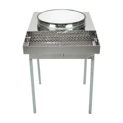 Fogão Pasteleiro em Aço Inox Médio + Escorredor e Acessórios