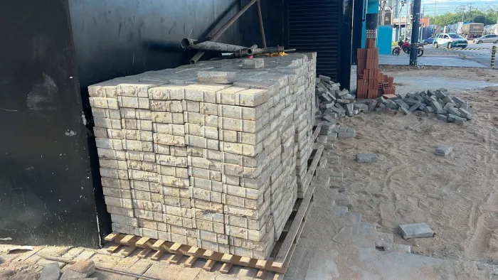 Paver de cimento 0,10 X0,20 cm piso