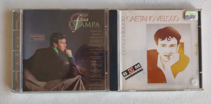 2 CDs Originais Caetano Veloso - Fina Estampa + Personalidade