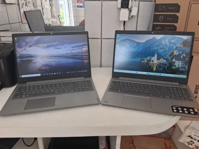 Dois Notebooks Lenovo Dual Core com SSD, 4gb ddr4
