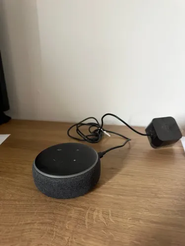 Alto-falante inteligente Amazon Echo Dot de 3ª geração +Alexa em espanhol, cor preta