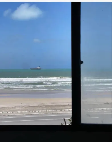 Apartamento de frente à praia via costeira residênce 