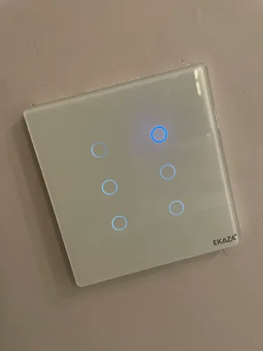 Interruptor Inteligente Wi-Fi 6 teclas Ekasa