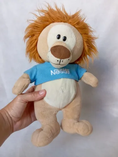 Pelúcia Leão Colecionável Nestlé 
