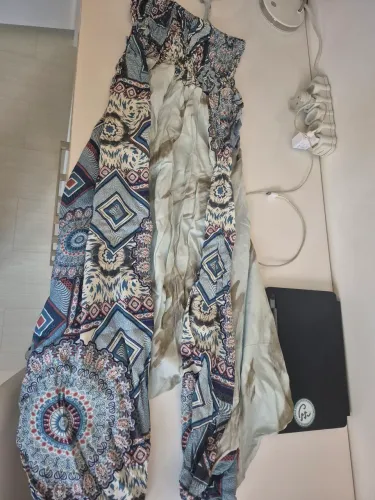 Macacão de malha de amarrar