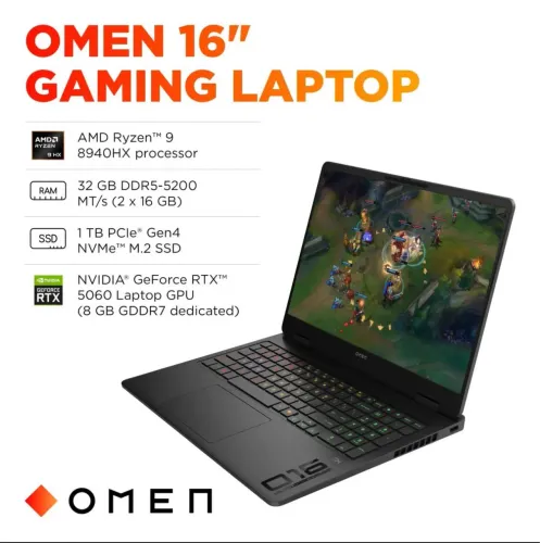 Notebook HP Omen 16 Gamer - Excelente Estado | Alto Desempenho