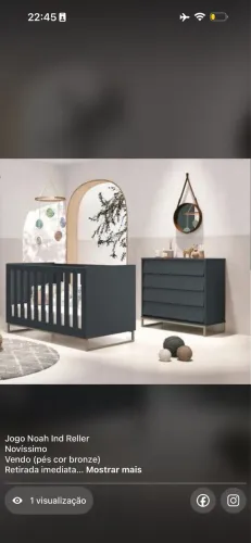 Cômoda + berço + guarda roupa
