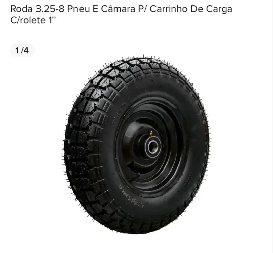 Pneu de carrinho de carga com câmera
