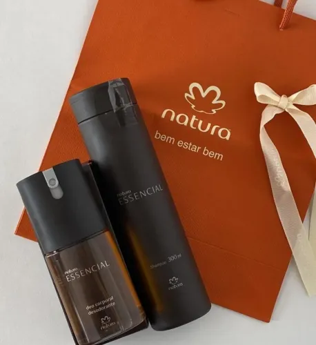 Kit essencial tradicional masculino <br>Body Splash 100ml<br>Shampoo 100ml